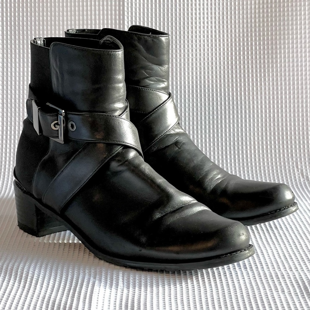 Stuart Weitzman Black Heeled Boots
